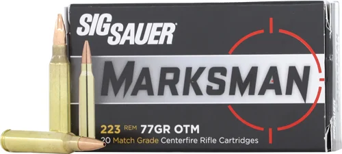 Sig-Sauer .223 Remington 77gr OTM – 20rd